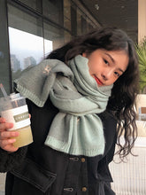 Women Cute Printed Christmas Scarf